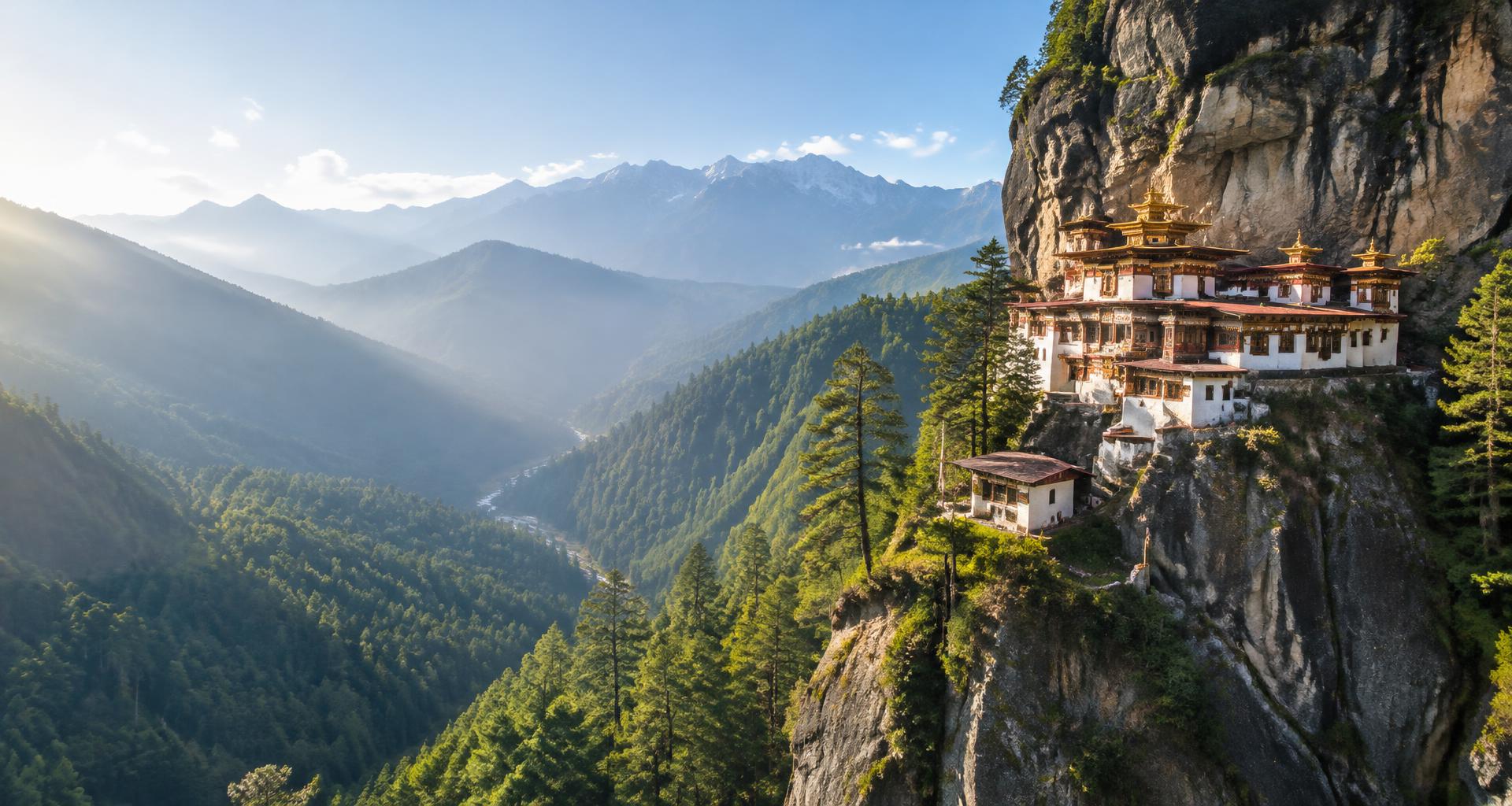 Tiger’s Nest monastery above the Paro valley